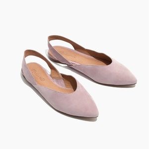 Madewell Ava Slingback Flat / Antique Purple / 9